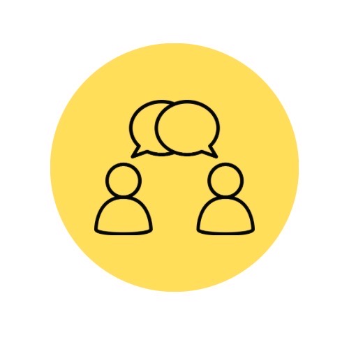 人が話しているアイコン